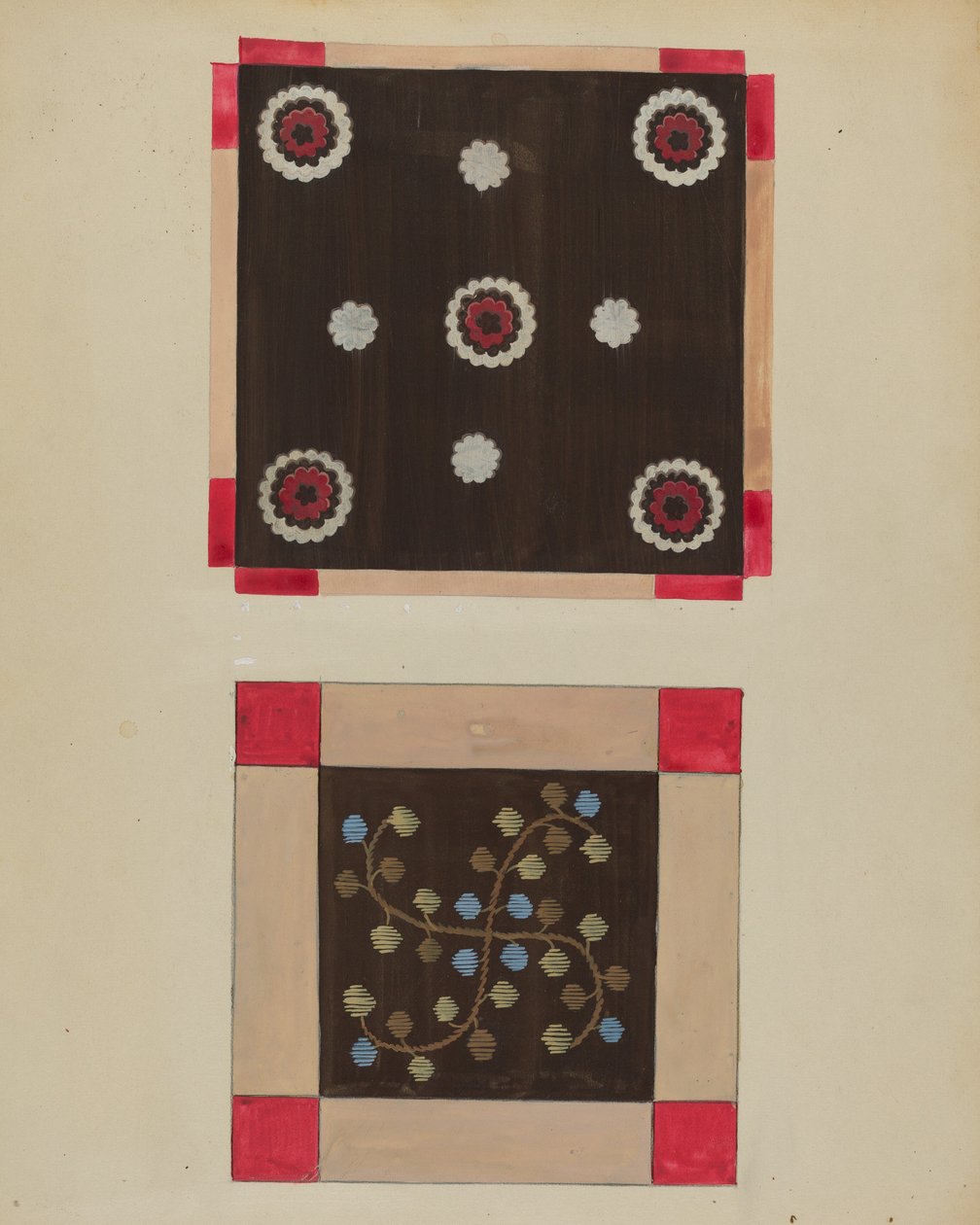 Knap tæppe, ca. 1936. af Jules Lefevere