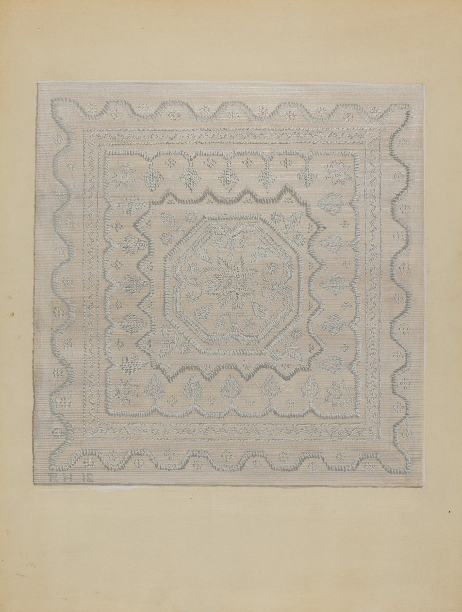 Candlewick Coverlet Woven, 19351942. af Jules Lefevere
