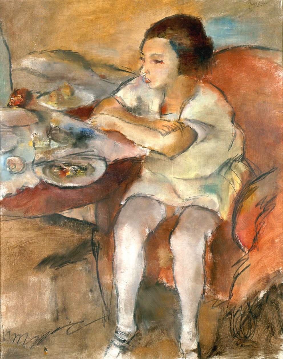 Morgenmad Frokost af Jules Pascin