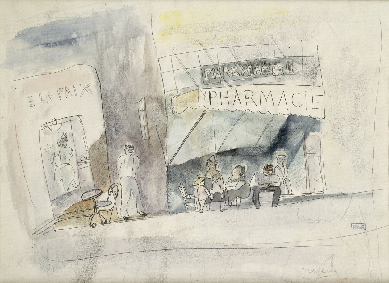 Apoteket, af Jules Pascin