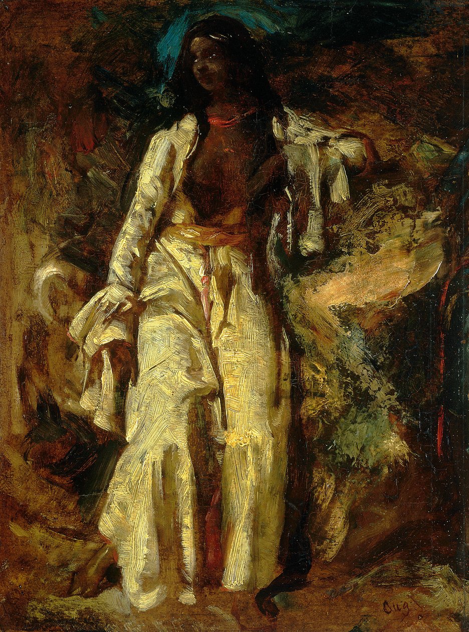 Nubisk kvinde af Jules Robert Auguste