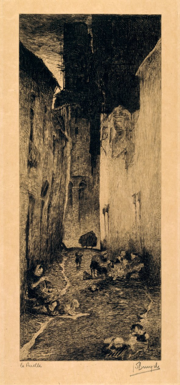 Stræde i Gent af Jules de Bruycker