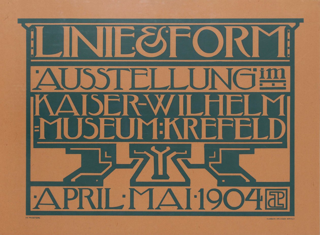 Linje & Form udstilling, 1904. af Jules de Praetere