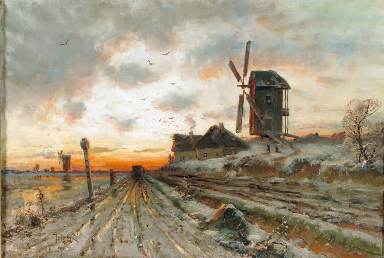 Tidligt forår, 1906 af Juli Julievich Klever