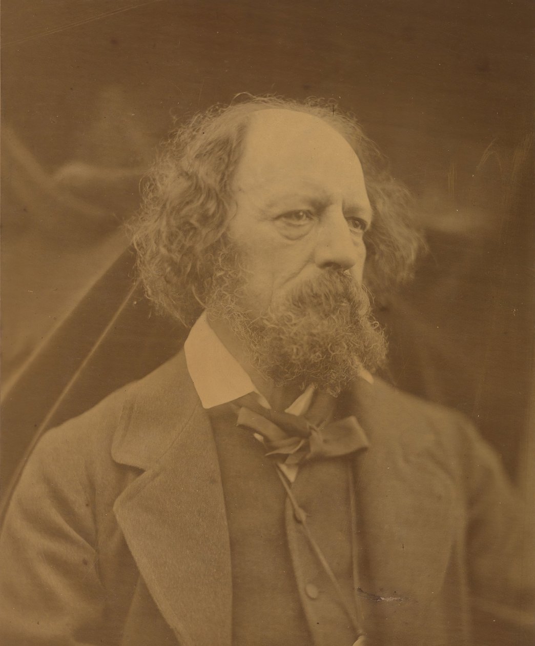 Alfred, Lord Tennyson, ca. 1865. af Julia Margaret Cameron