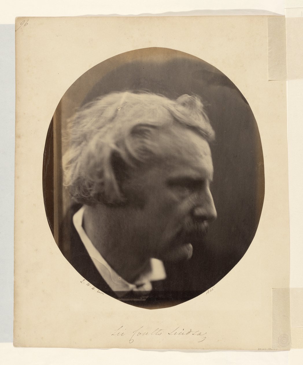 Sir Coutts Lindsay af Julia Margaret Cameron