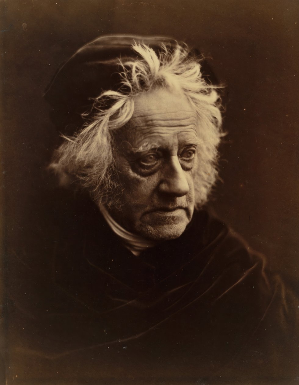 Sir John Herschel, april 1867. af Julia Margaret Cameron