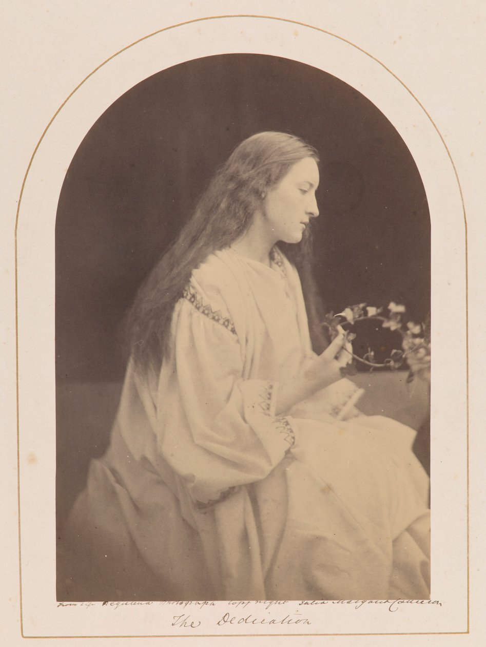 Dedikationen [Hattie Campbell] af Julia Margaret Cameron