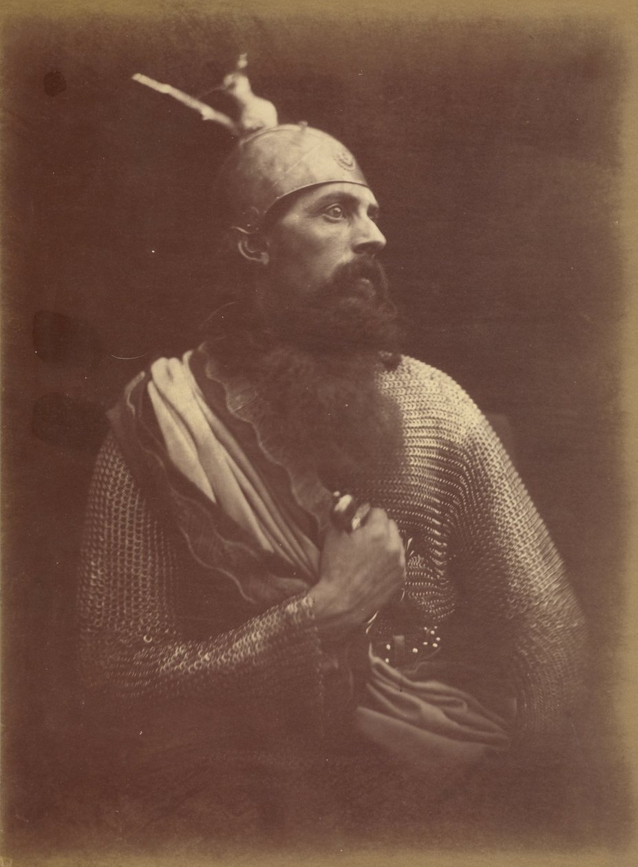 "Kong Arthurs bortgang" af Julia Margaret Cameron