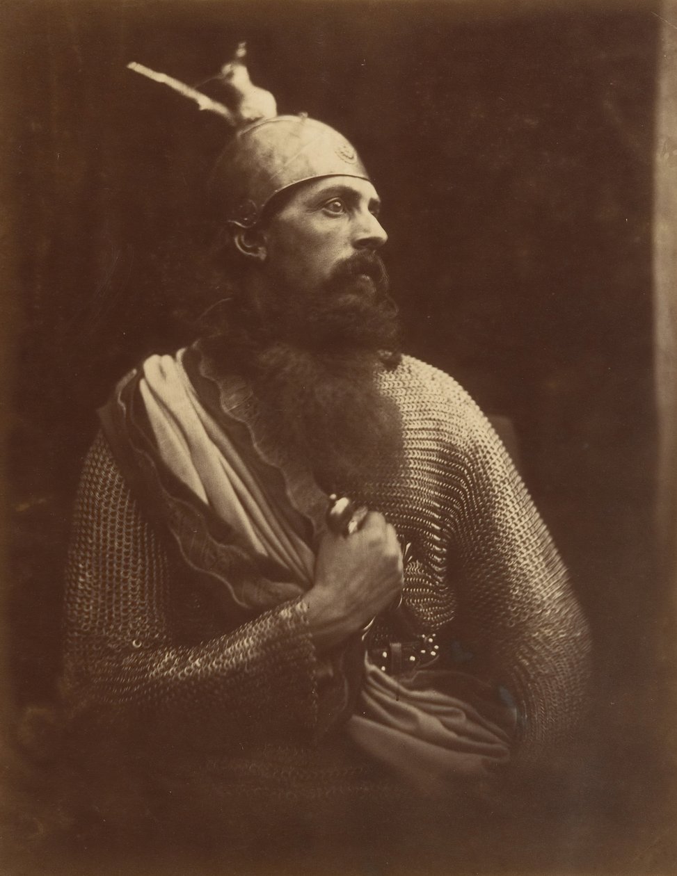Kong Arthurs bortgang, 1874. af Julia Margaret Cameron
