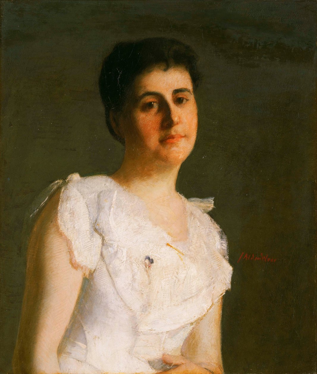Frøken Edith Potter af Julian Alden Weir