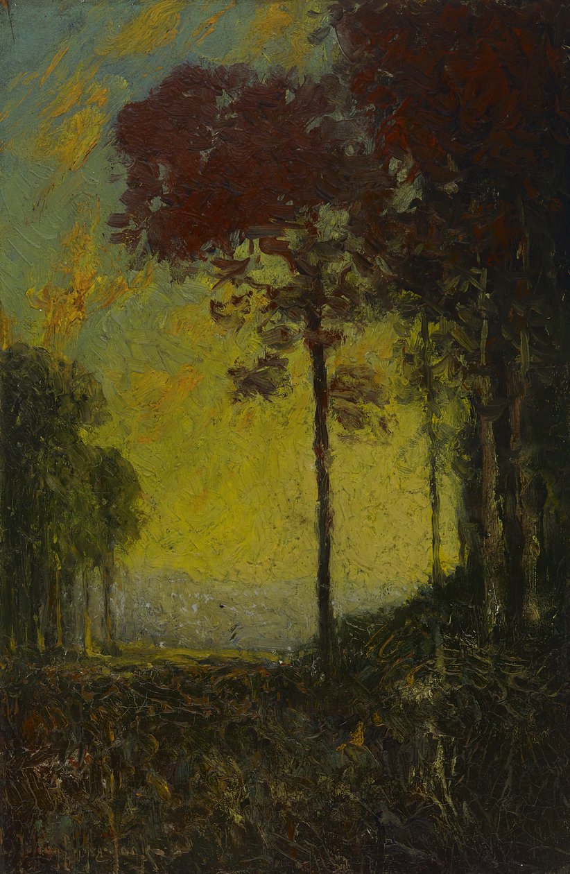 Efterårssolnedgang, 1908 af Julian Onderdonk