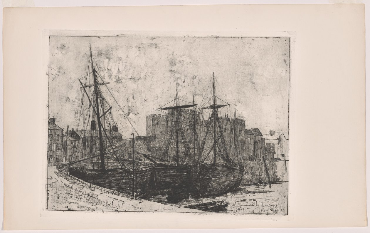 Castle Rushen - øen Man af Julian Alden Weir