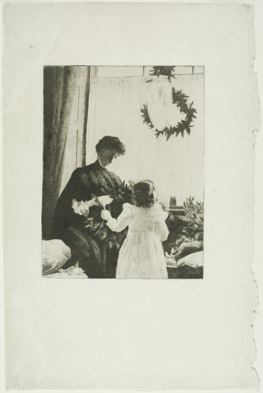 Julegrønt af Julian Alden Weir
