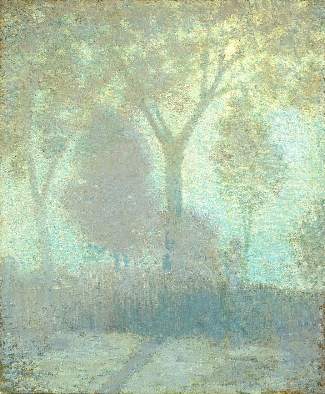Moonlight, ca. 1905. af Julian Alden Weir