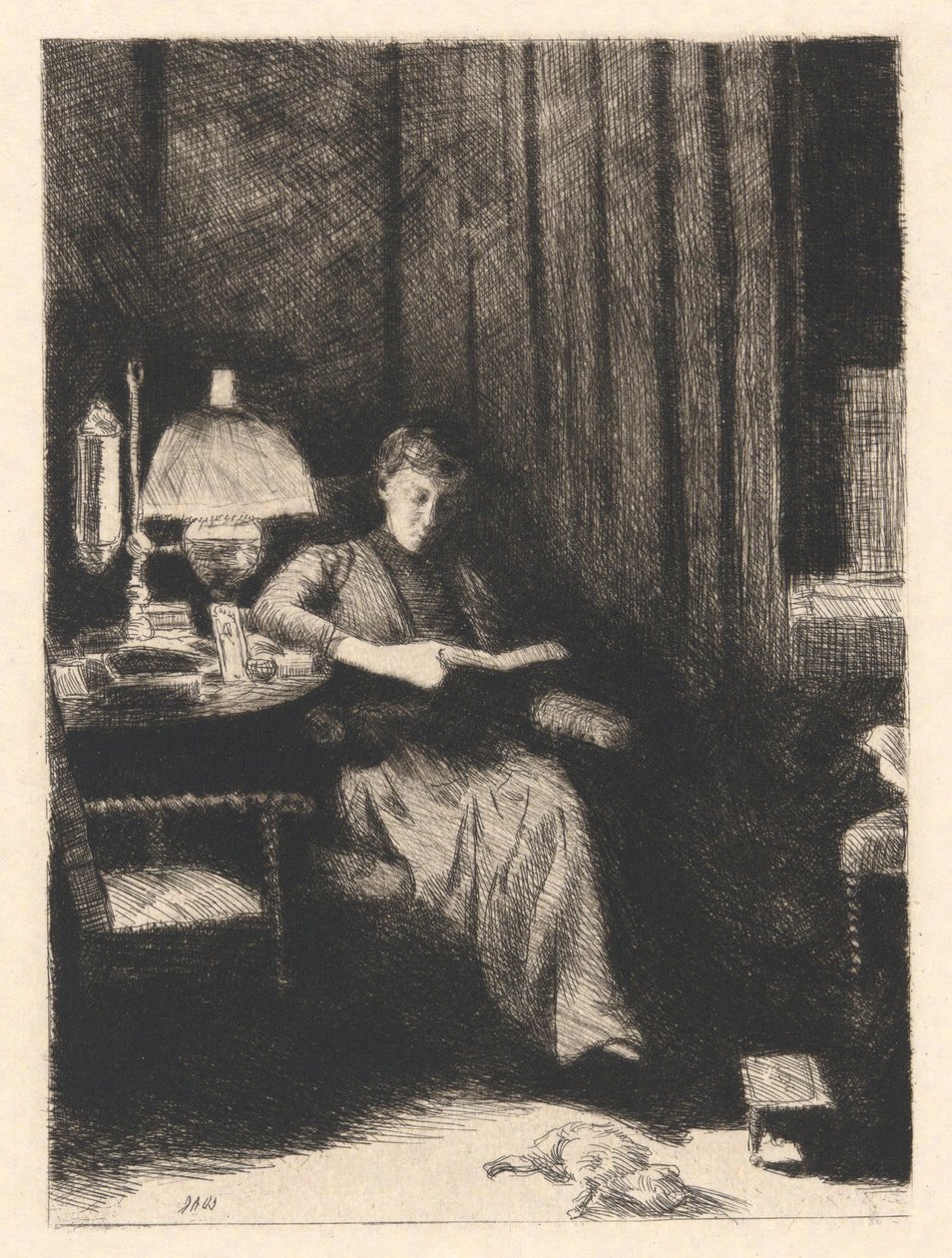 Aftenlampen af Julian Alden Weir