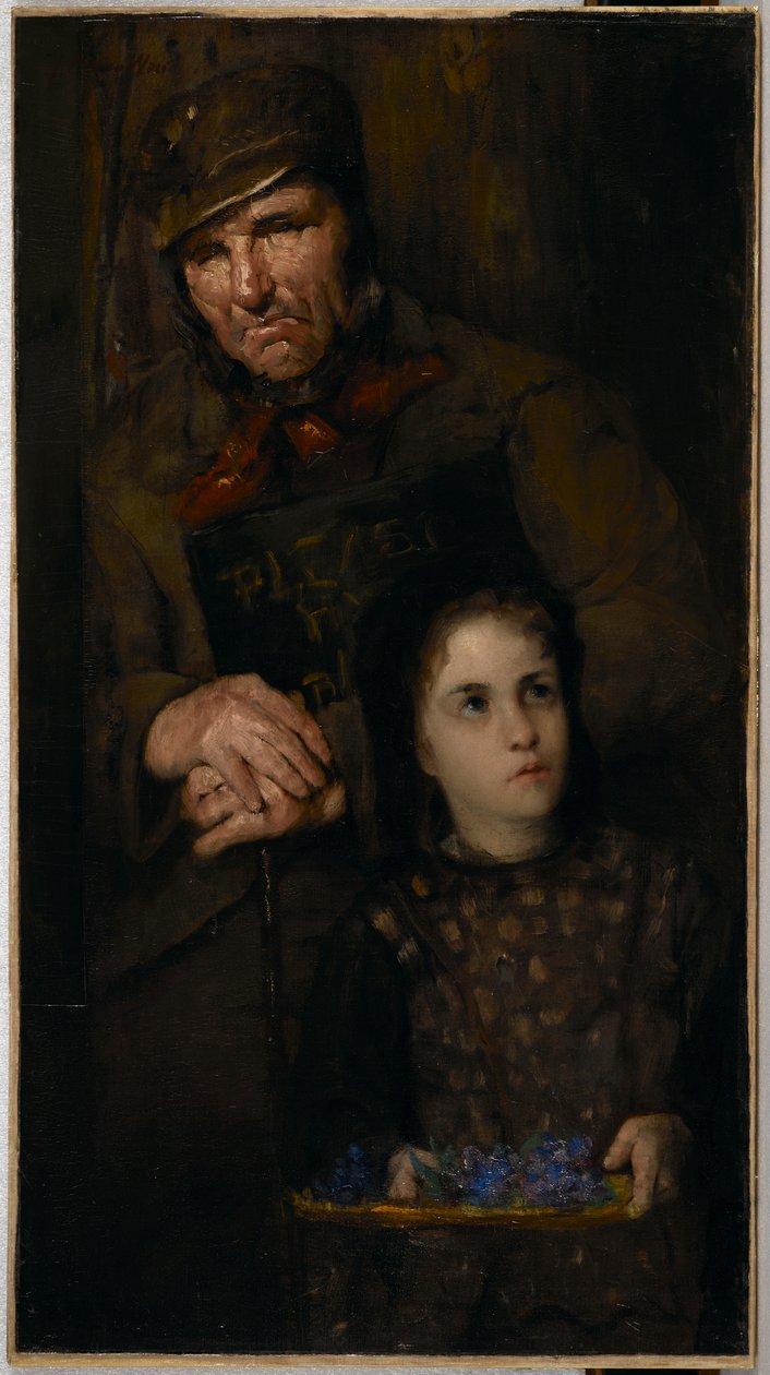 Blomsterhandleren, c.1879 af Julian Alden Weir