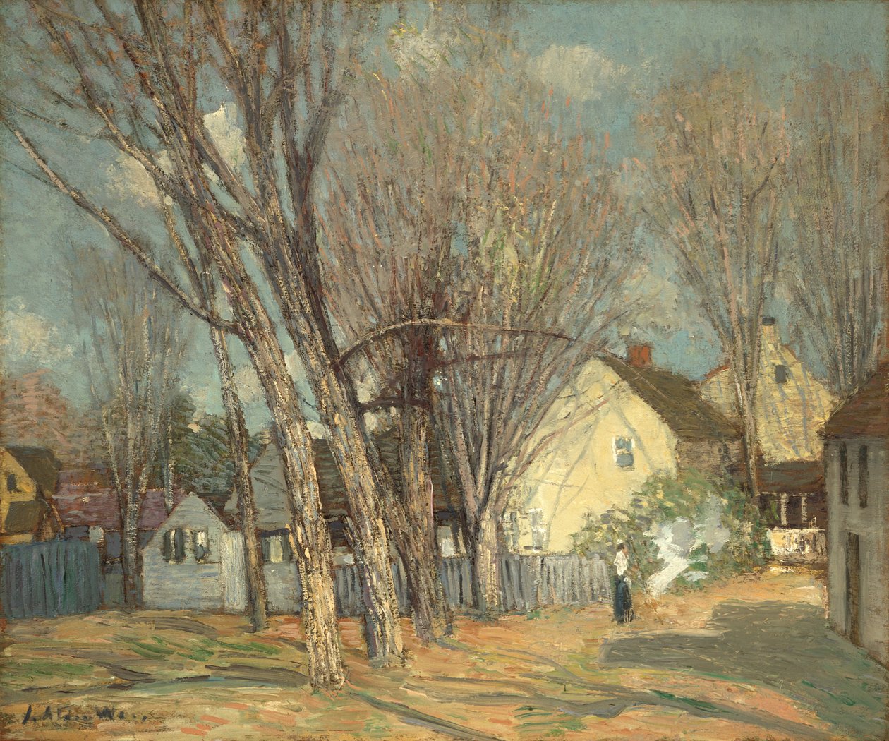 Windham Village af Julian Alden Weir