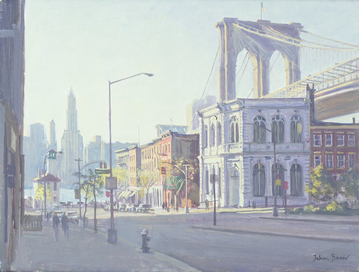 Brooklyn Bridge, New York af Julian Barrow