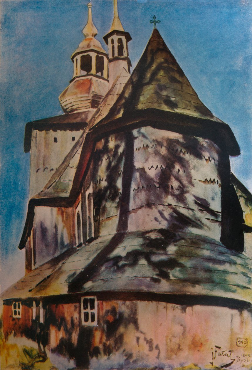 Kirke nær Krakow, 1913 1934 af Julian Falat