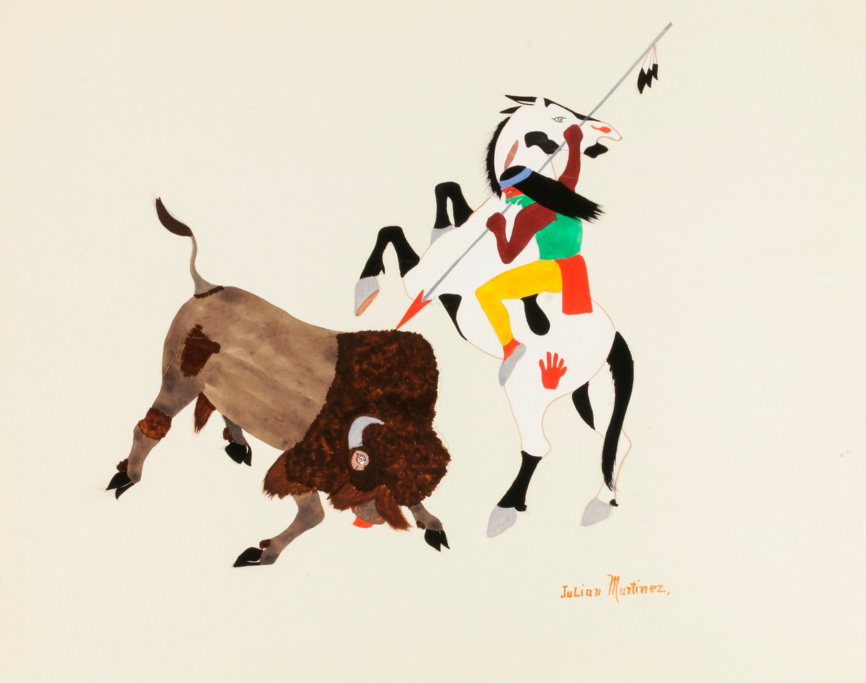 Bøffeljæger af Julian Martinez