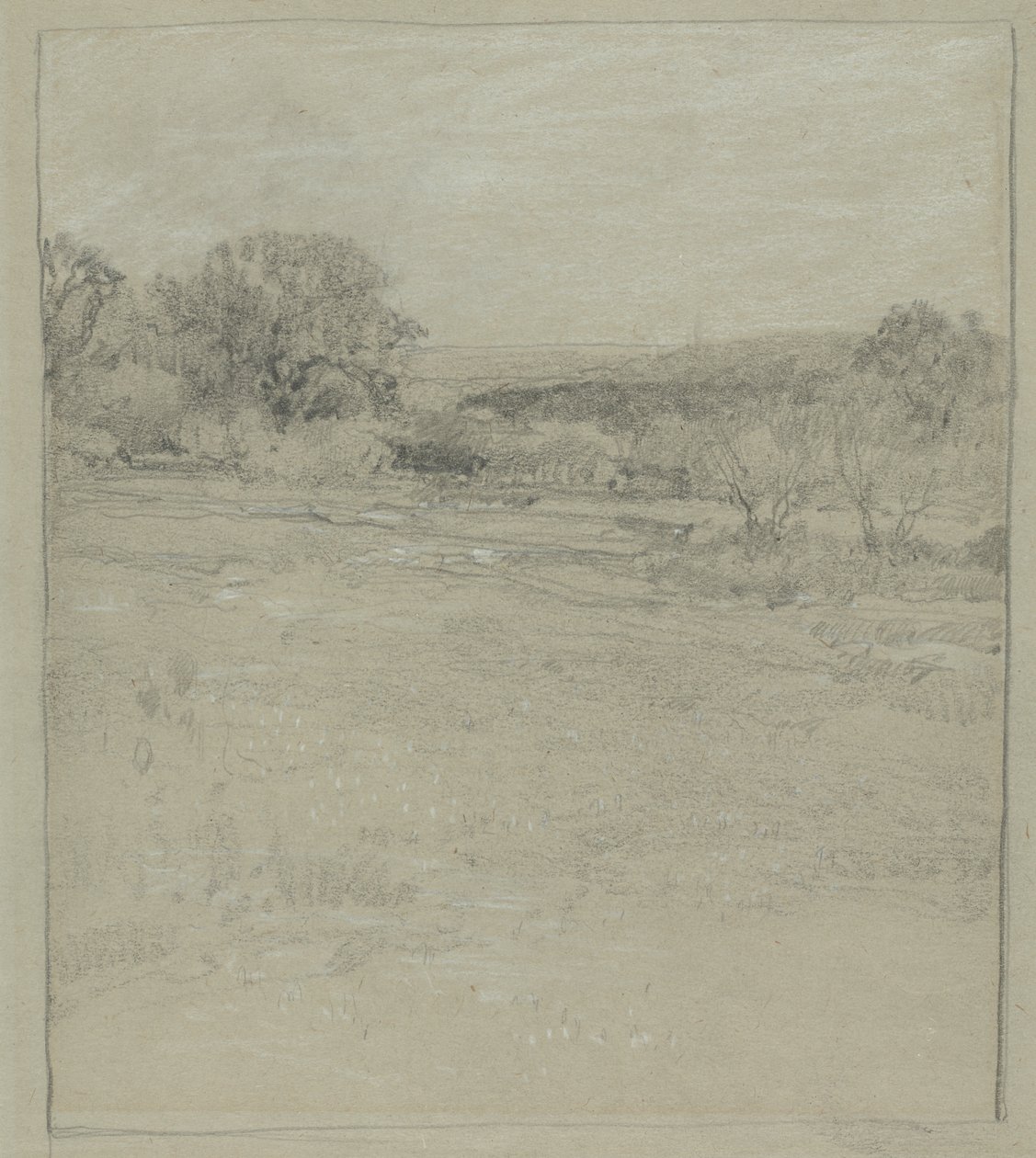 Landskab nær San Antonio af Julian Onderdonk