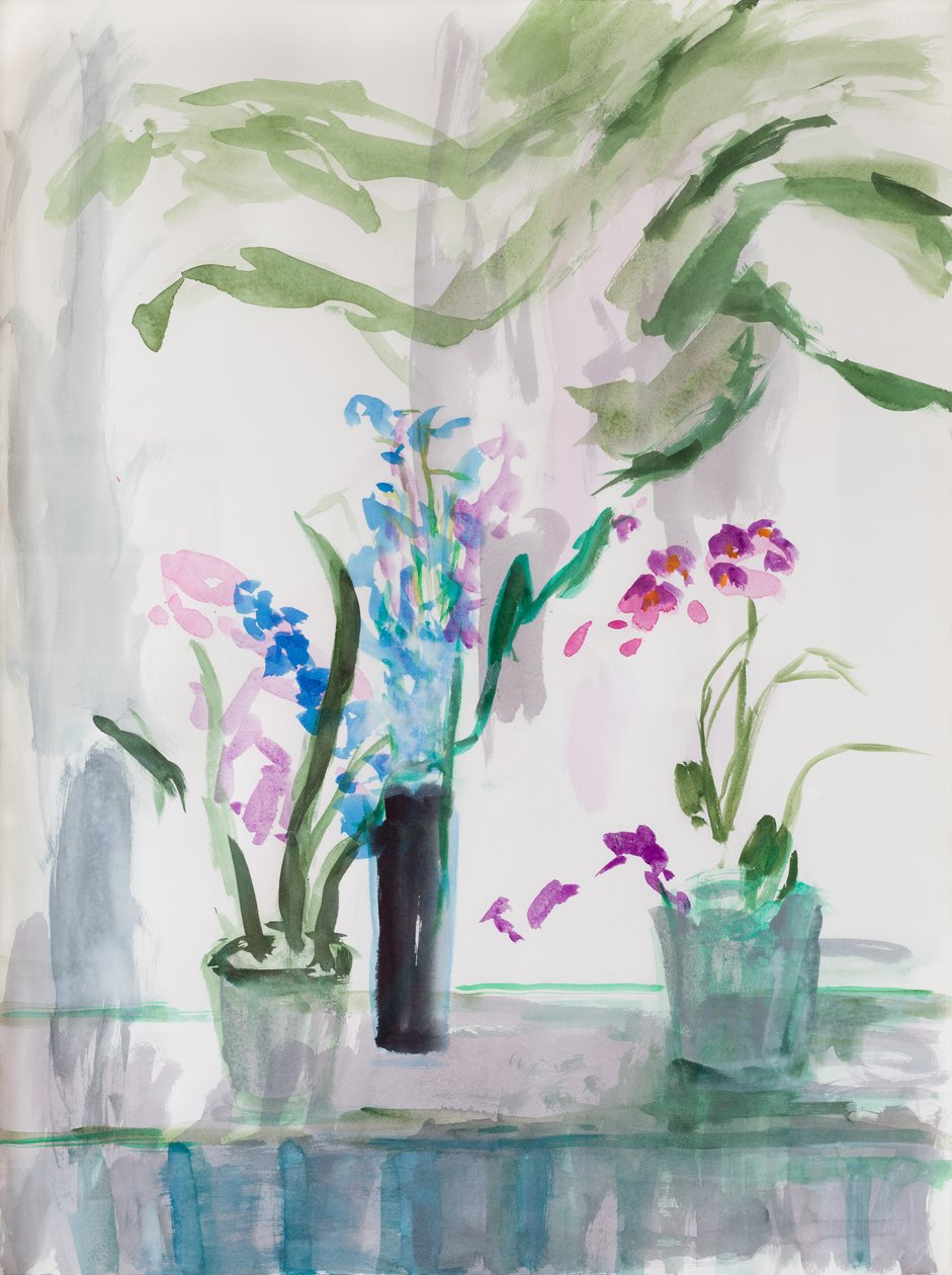 Blomsterhandler Grey Day, 2017, af Julie Held