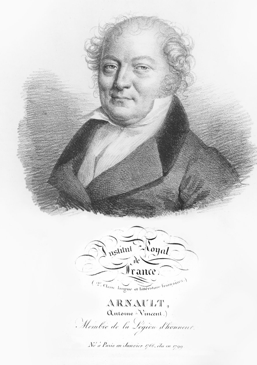Vincent Antoine Arnault af Julien Leopold Boilly