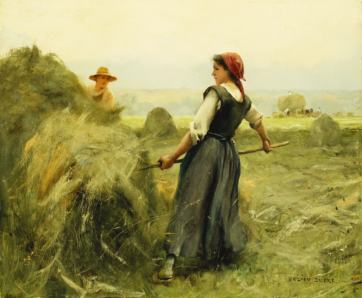 Høslæt; høslæt, af Julien Dupre