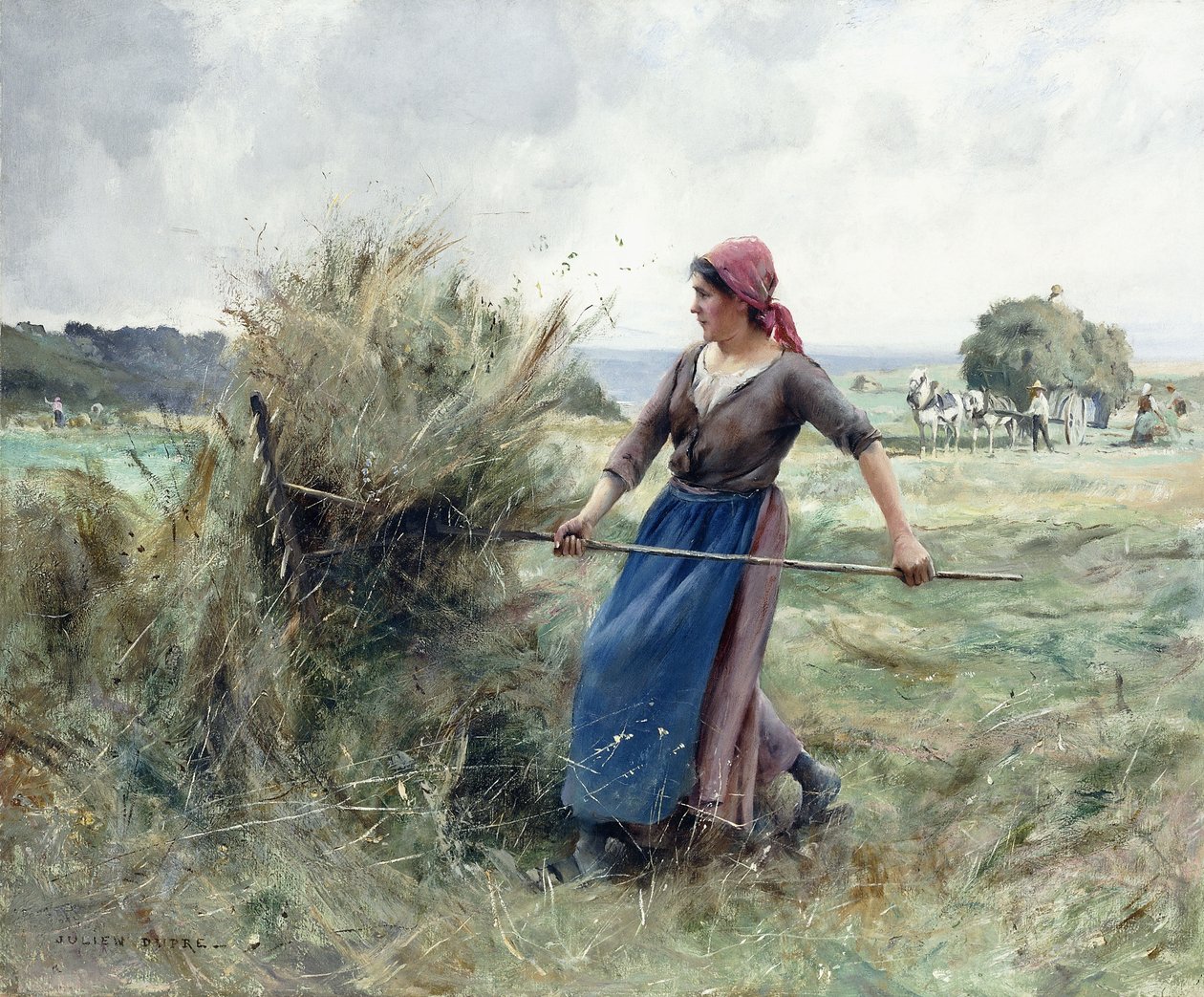 Bonde og Hø, af Julien Dupre