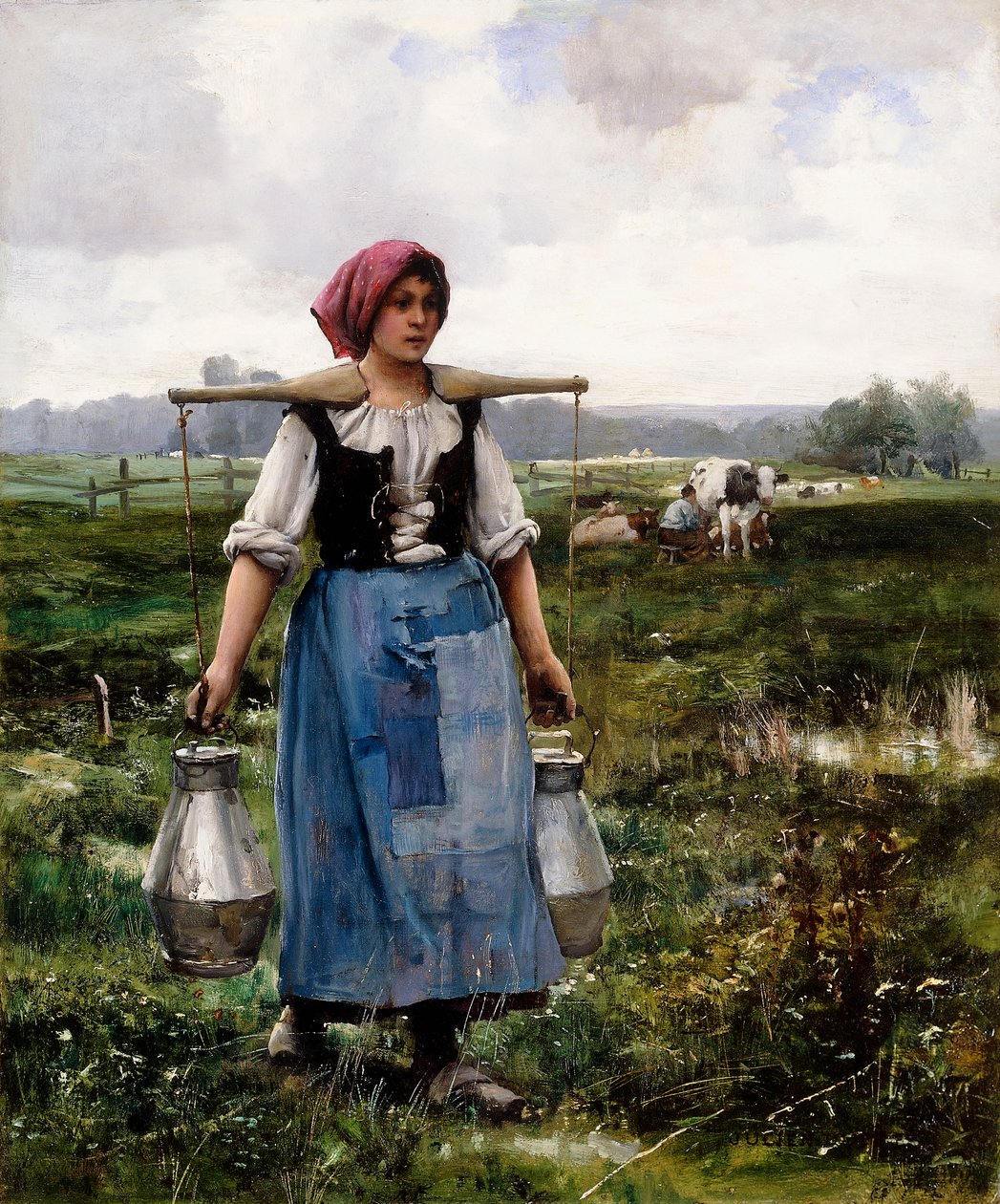 Mælkepigen, af Julien Dupre