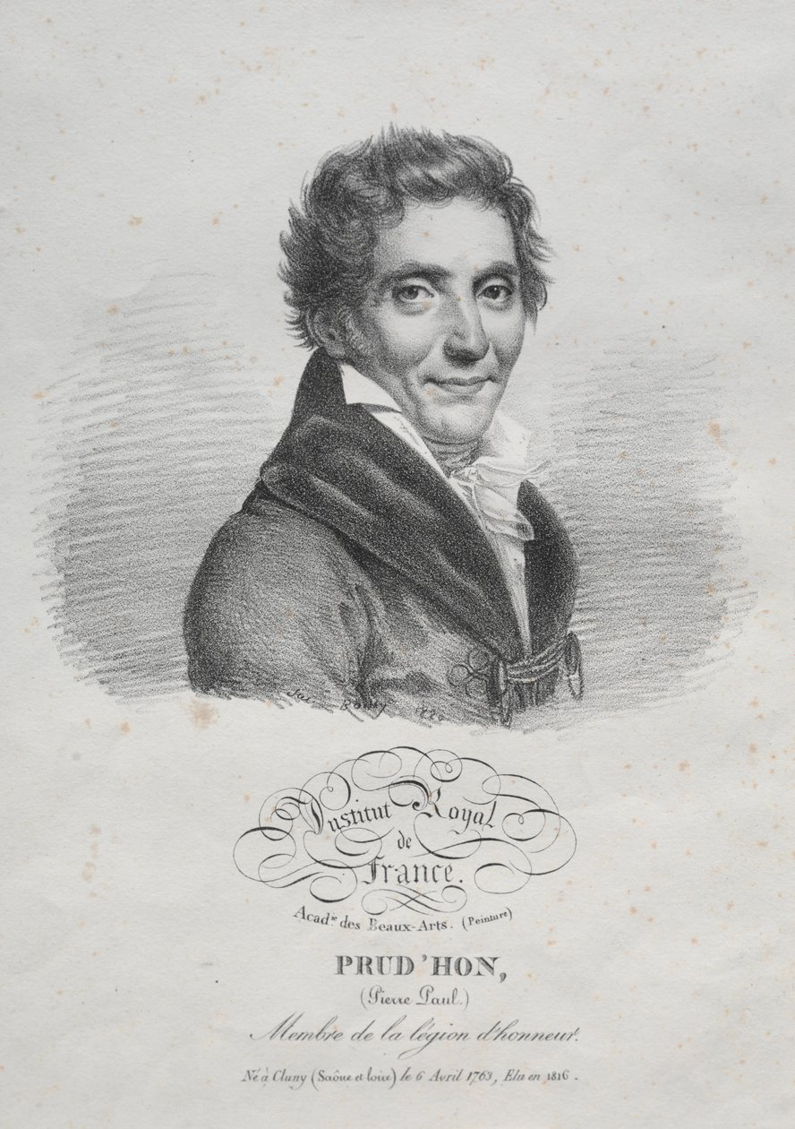 Pierre Paul Prudhon af Julien Leopold Boilly