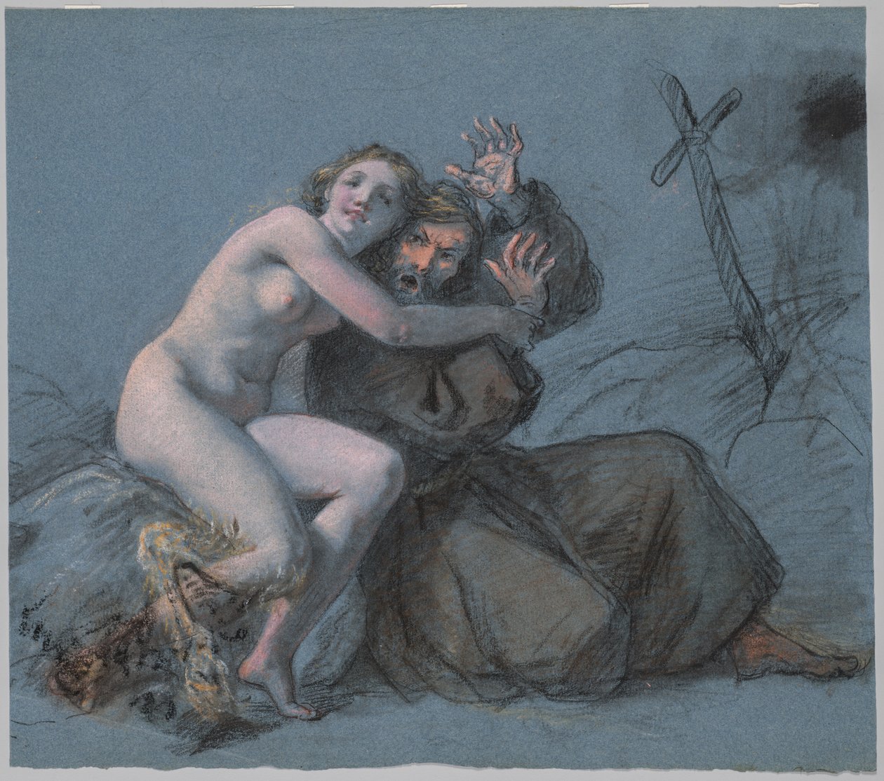 Sankt Anthonys fristelse af Julien Leopold Boilly