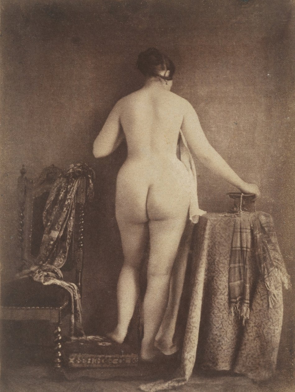 [Stående kvinde nøgen], ca. 1853. af Julien Vallou de Villeneuve