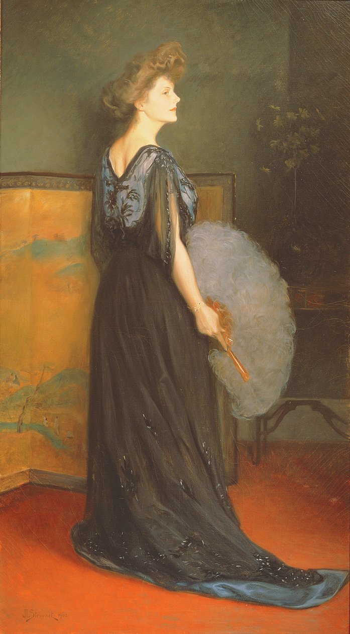 Portræt af fru Francis Stanton Blake, 1908 af Julius Leblanc Stewart