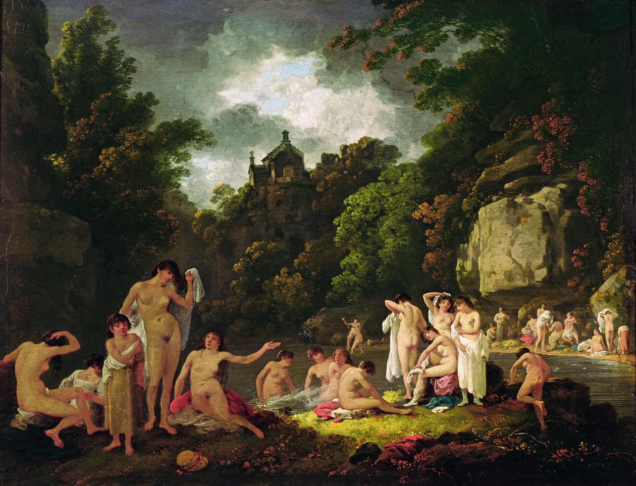 Havfruernes tilholdssted, 1804 af Julius Caesar Ibbetson