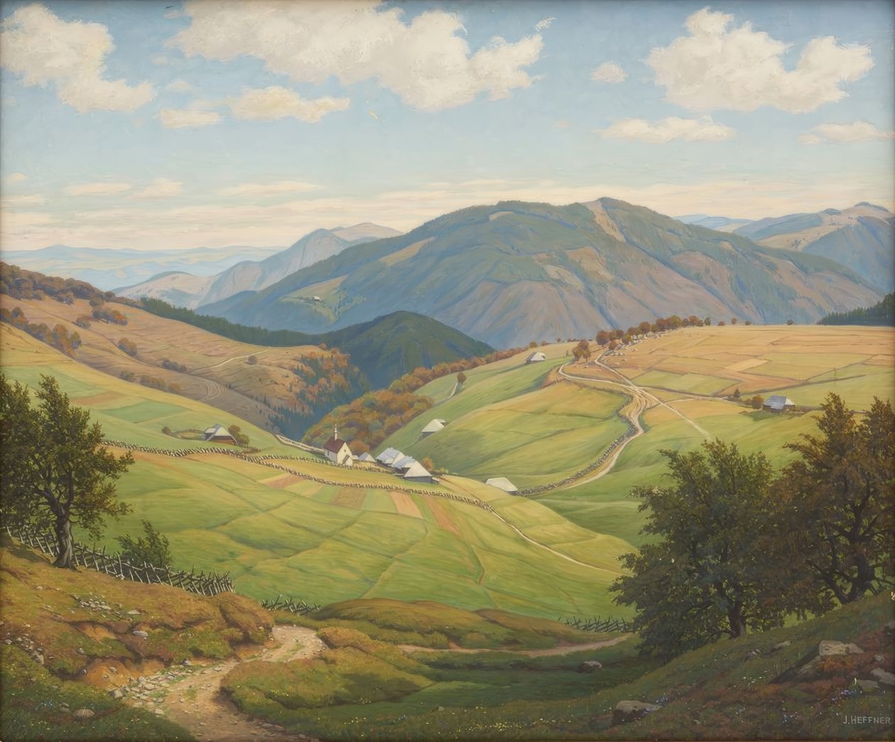 Hofsgrund am Schauinsland af Julius Heffner