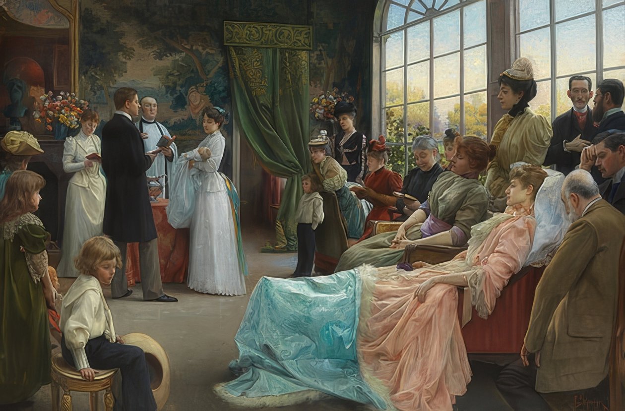 Dåb. 1892 af Julius Leblanc Stewart