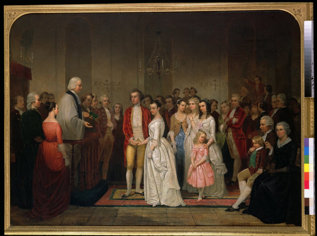 Washingtons ægteskab af Junius Brutus Stearns