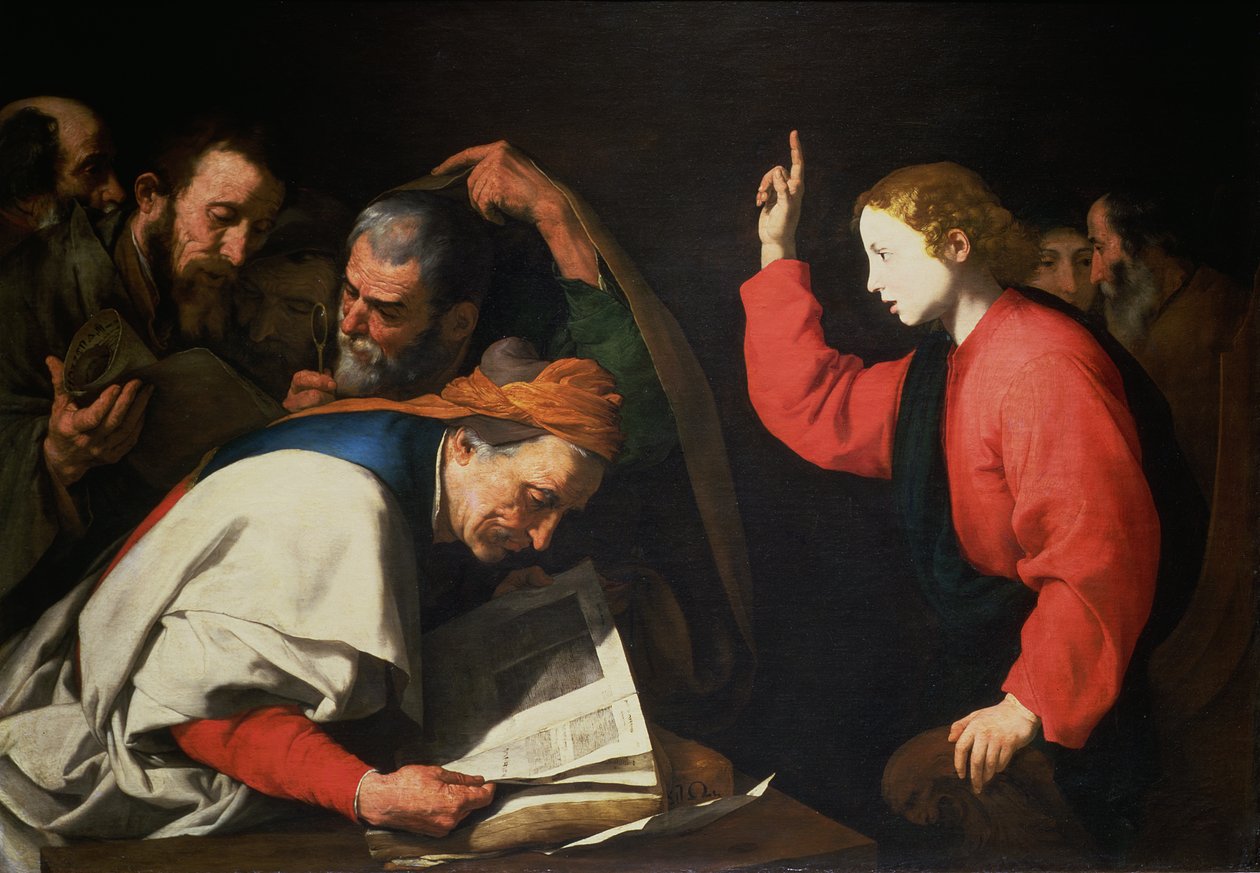 Kristus blandt lægerne, ca. 1630 af Jusepe de Ribera