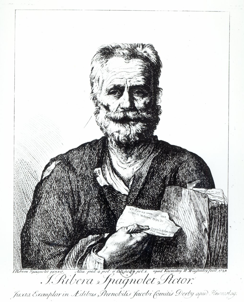 Selvportræt, 1729 af Jusepe de Ribera