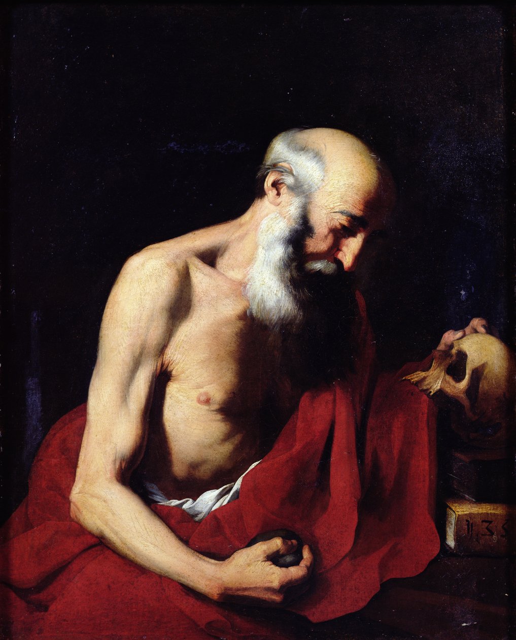 Sankt Hieronymus, 1633 af Jusepe de Ribera