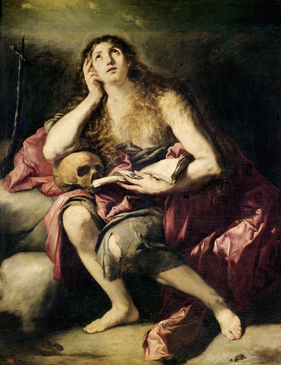 Den angrende Magdalene af Jusepe de Ribera