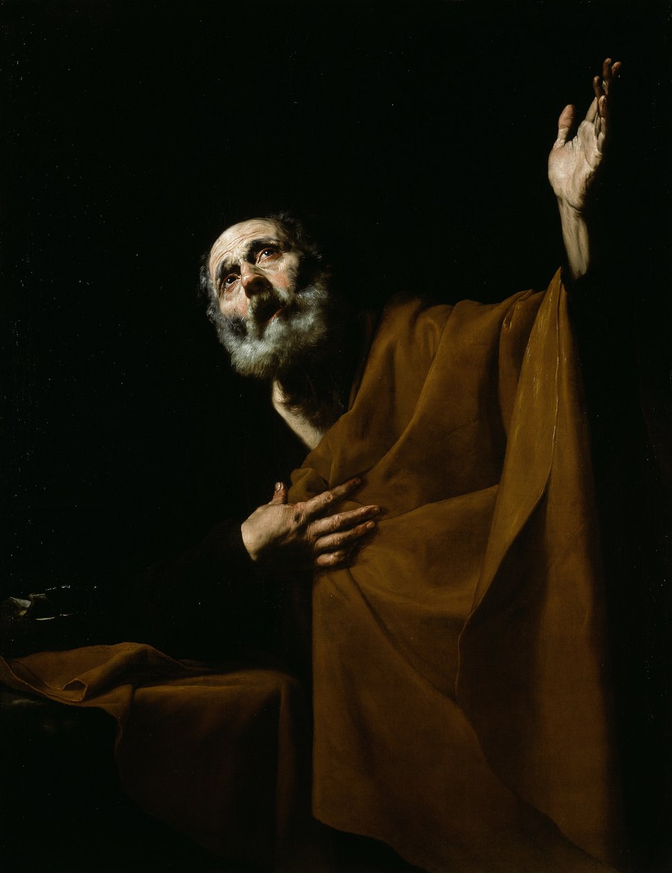 angrende Sankt Peter af Jusepe de (1591 1652) Ribera