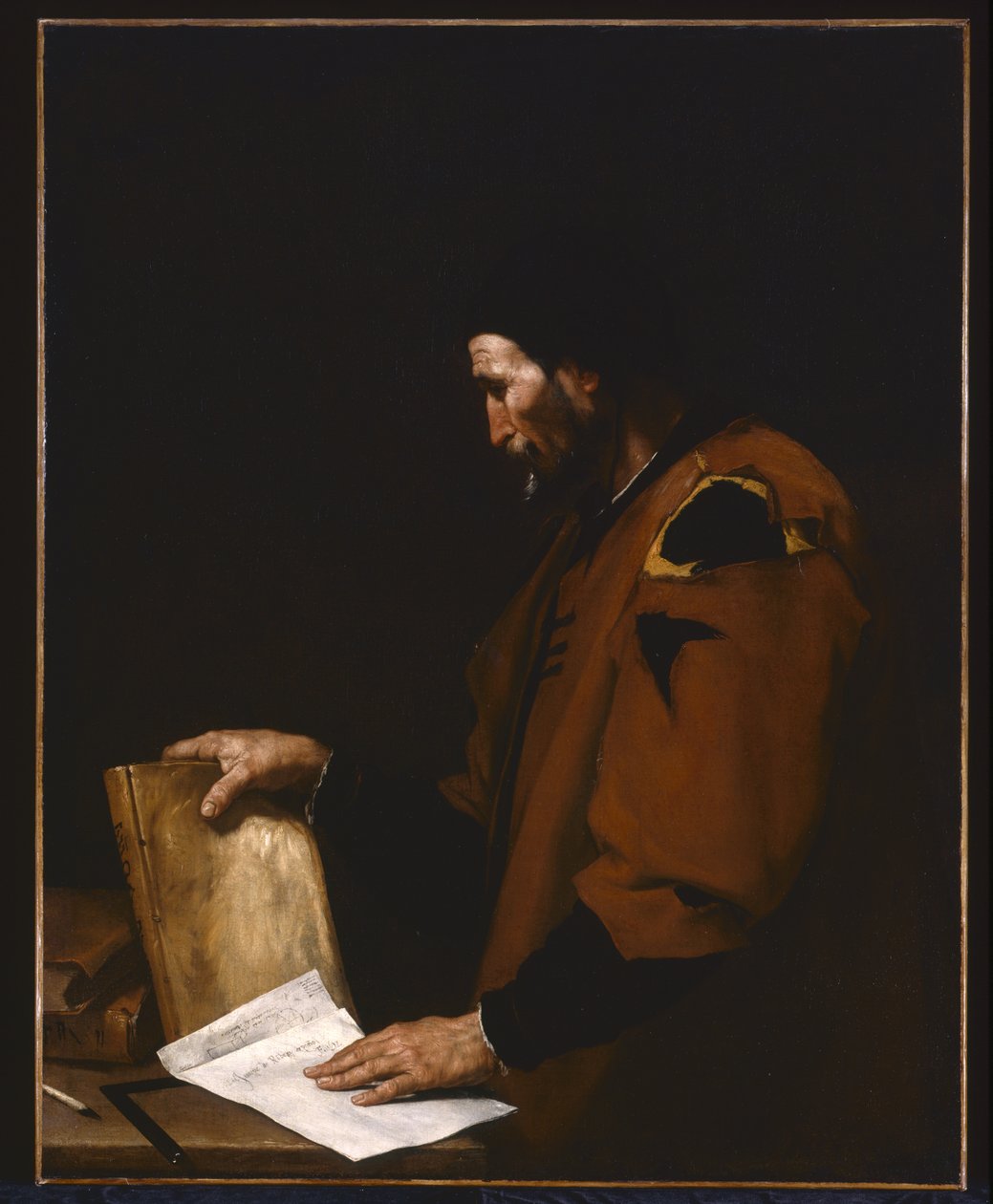 Aristoteles (olie på lærred) af Jusepe de Ribera