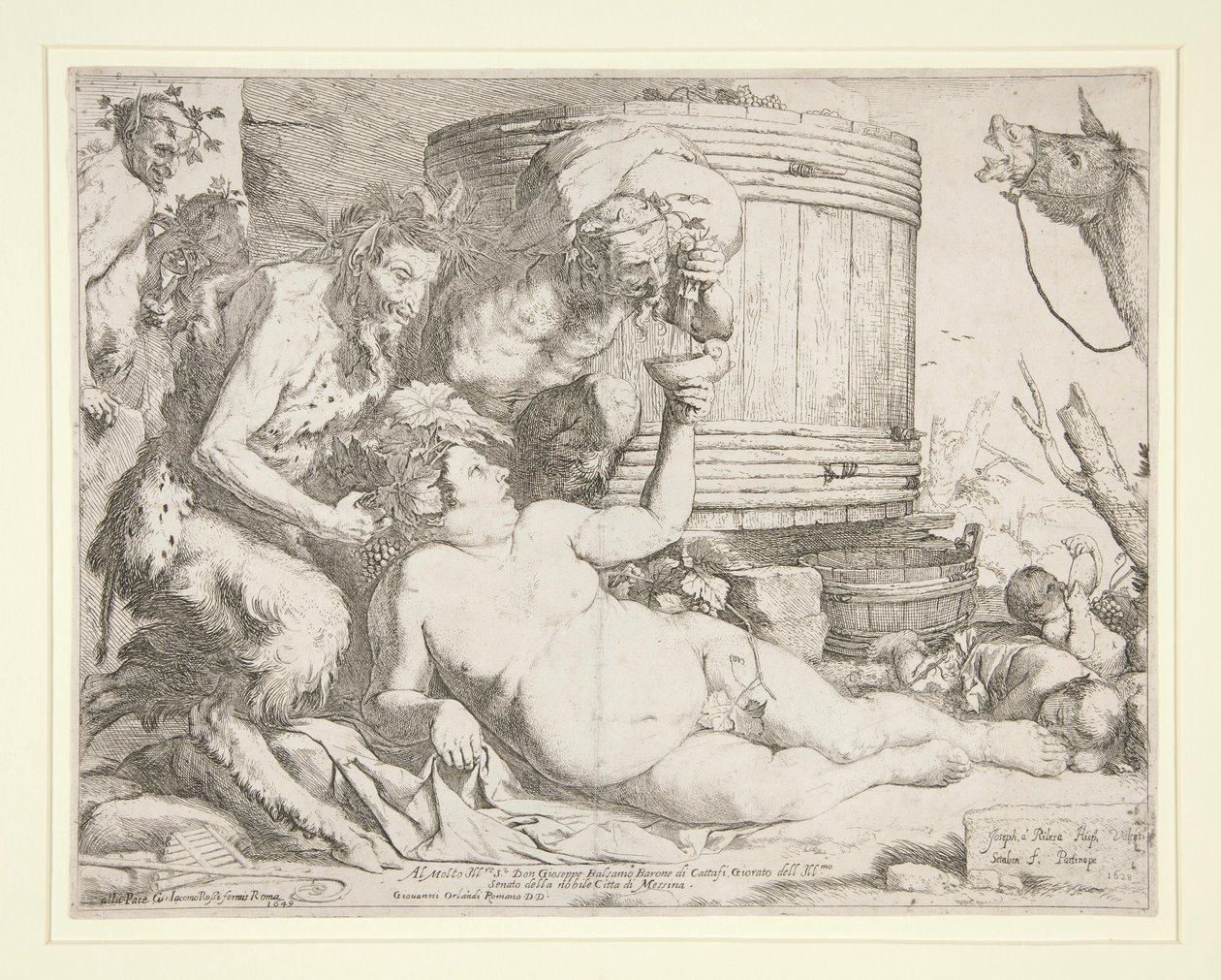 Bacchanal (Drunken Silenus) af Jusepe de Ribera