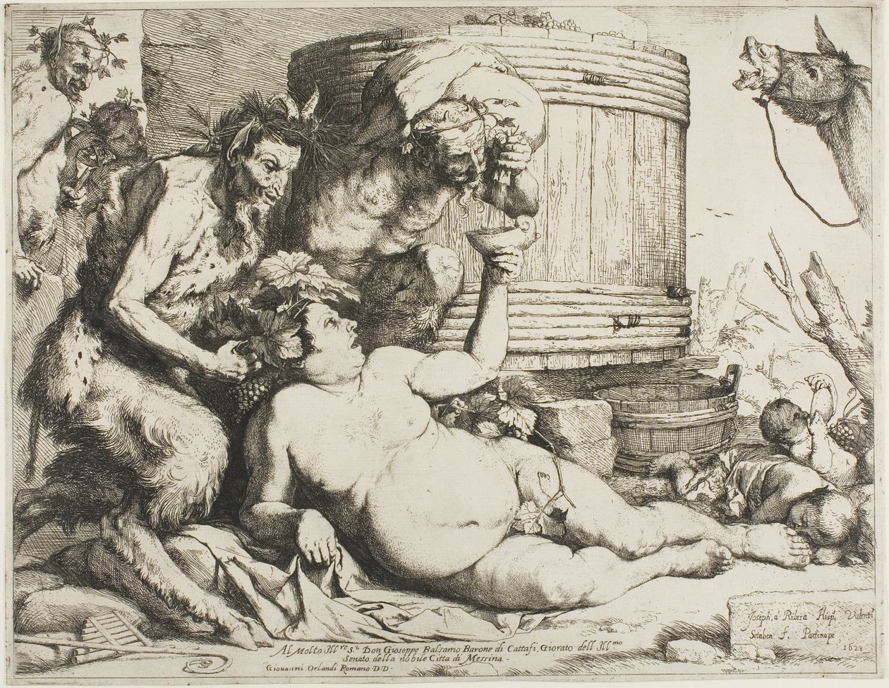 Drunken Silenus af Jusepe de Ribera