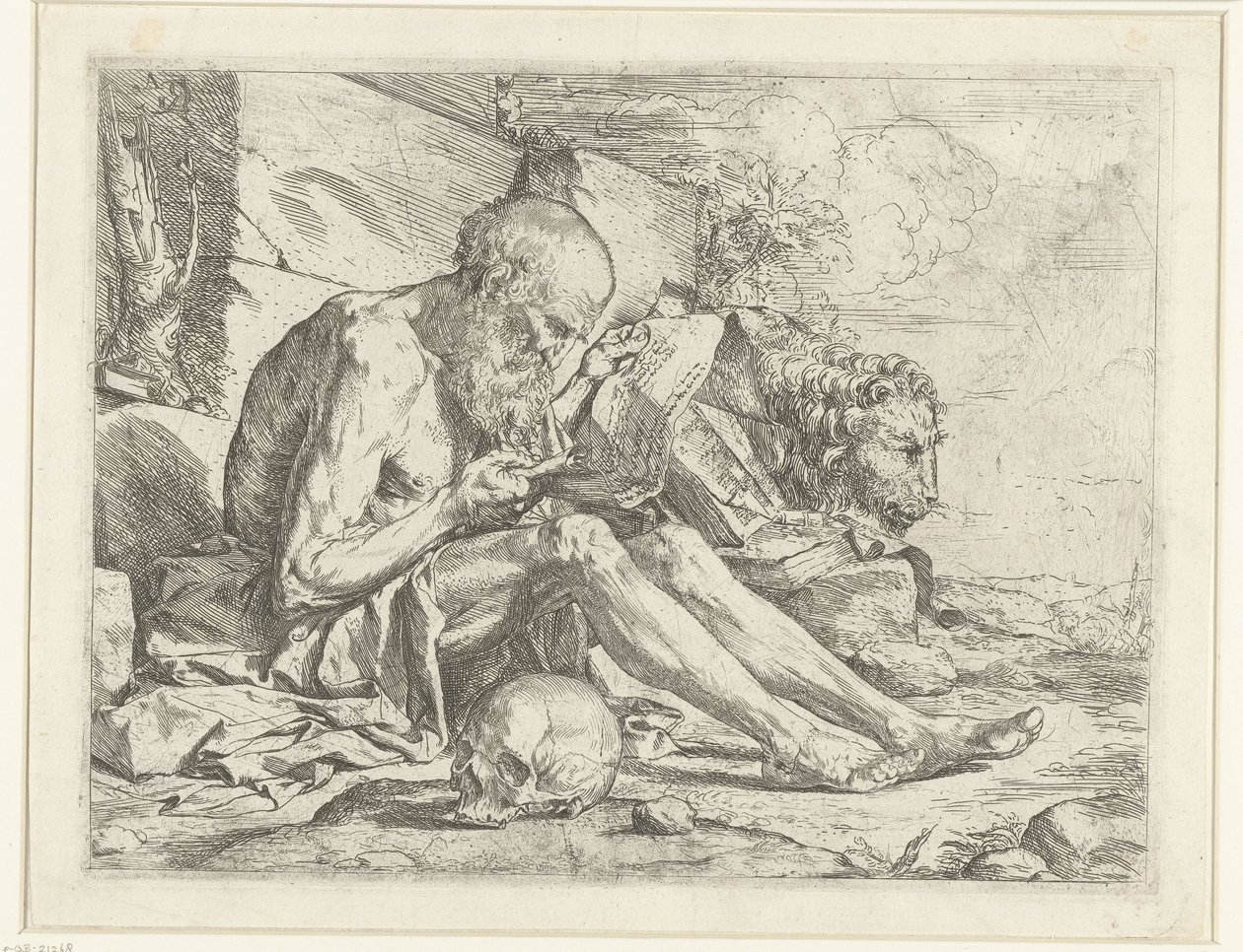 Sankt Hieronymus læser af Jusepe de Ribera