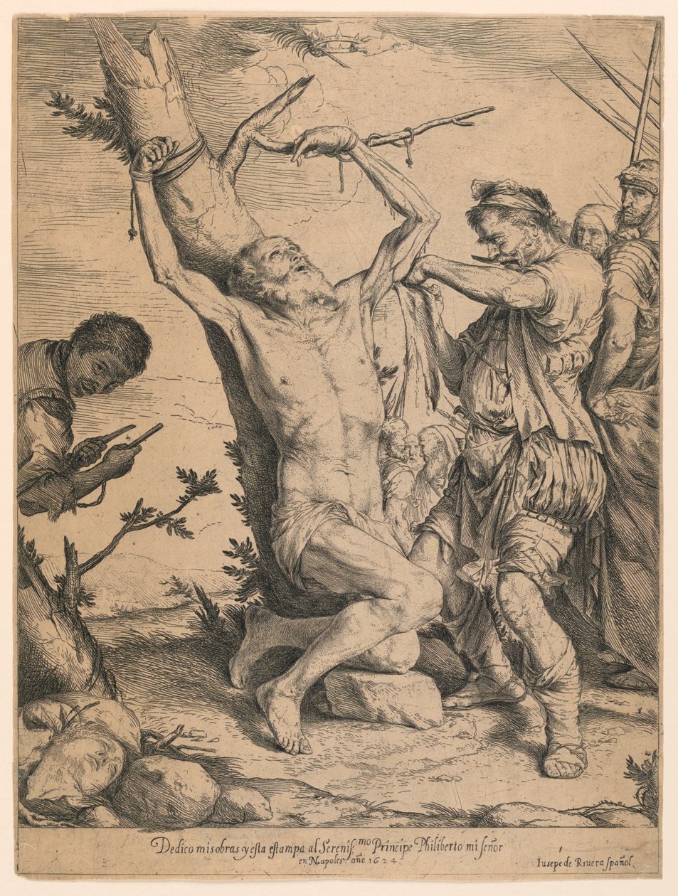 Saint Bartholomews martyrium af Jusepe de Ribera