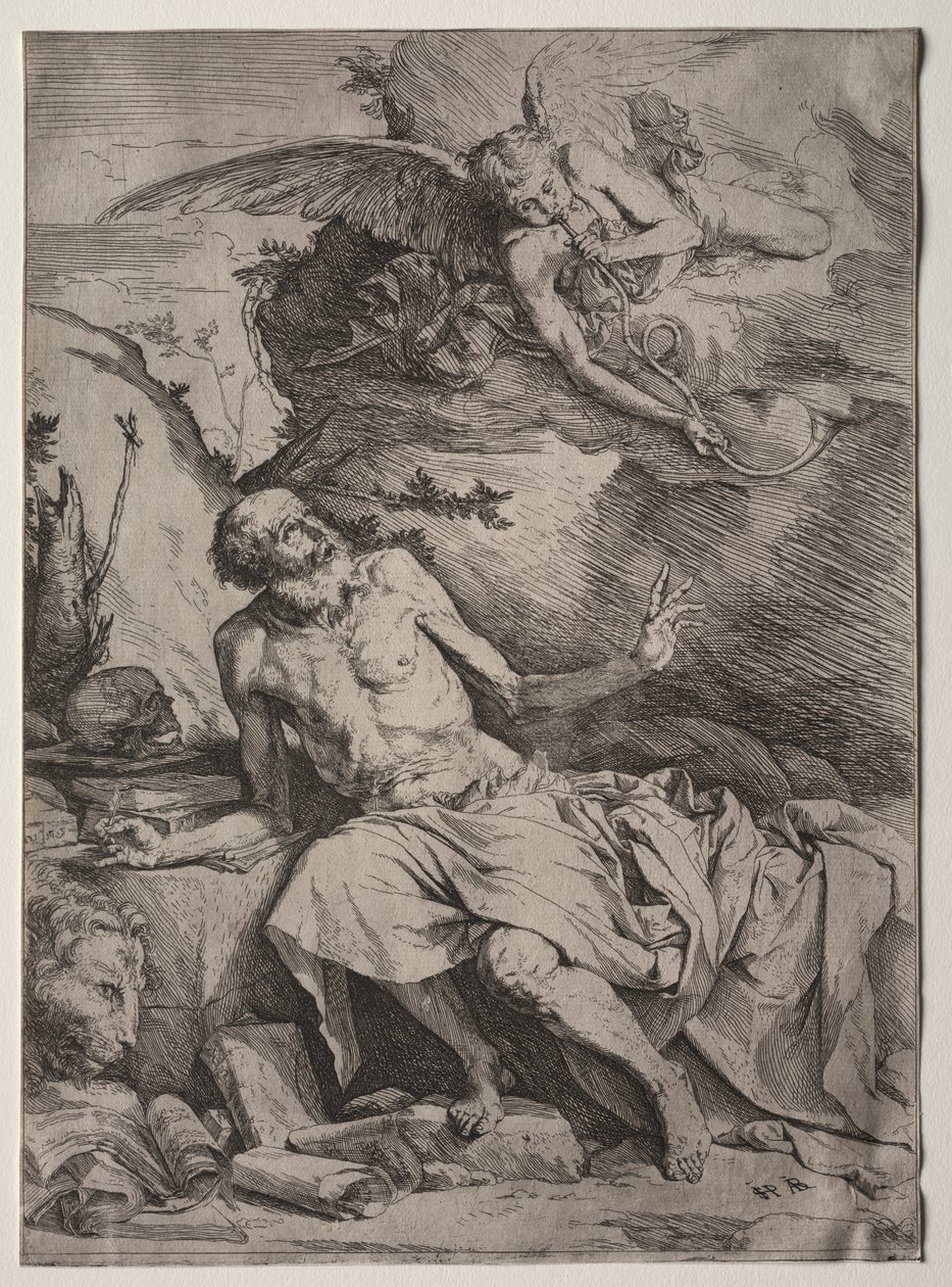 Sankt Jerome af Jusepe de Ribera